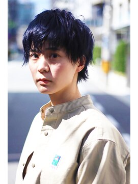 コーン ヘアデザイン(cone hair design) ネイビーカラーでワンランク上のカジュアルショートA