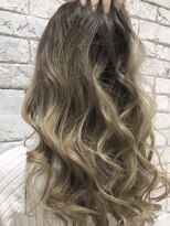 ラックスビー 鹿児島店(LUXBE)&nbsp;外国人風ハニーヘアグラデ【LUXBE　鹿児島店】