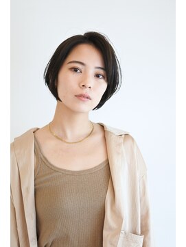 ブロック(BLOCK) かきあげバングショートボブ