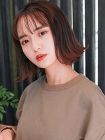 ラフィス ヘアーピュール 梅田茶屋町店(La fith hair pur) 【La fith】外はねボブ×シースルーバング