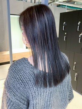 アイティーバイアルバム 松戸店(IT by ALBUM) ハイライト_アースカラーくびれヘアツートンカラー_ba378801