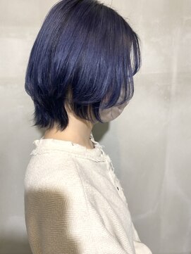 ヘアーサロンウル(hair salon ulu) ネイビーブルー
