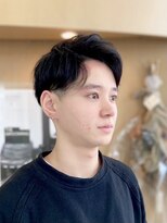 ティーズヘアイナガキイヴピアジェ&nbsp;ツーブロック_アップバング_ナチュラル