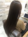シェアサロン レノール(SHARE SALON LENORL) 濃密度のメテオトリートメントで補修し、まとまりある髪に