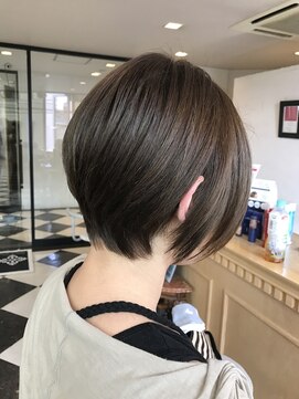 パッション 茨木店(Passion) 20代30代40代ひし形ハンサムショートボブ大人可愛い透明感