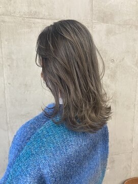 ソルトウォーター(SALT WATER) ハイライト　アッシュグレージュ　デザインカラー