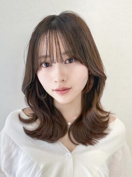 コア 銀座(COA) 前髪に合わせ/リフトレイヤー/ナチュラル/くびれ巻き/モテ髪