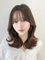 コア 銀座(COA) 前髪に合わせ/リフトレイヤー/ナチュラル/くびれ巻き/モテ髪