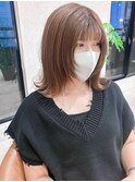 20代～30代大人ナチュラルくびれヘア前髪似合わせカット［仙台］