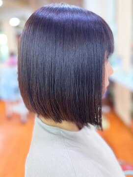 アークスヘアー 20代30代大人可愛い髪質改善切りっぱなし大人ボブ小顔艶感