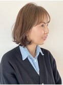 ボブ/レイヤー/ロブ/切りっぱなし/前髪/顔周りカット/銀座一丁目