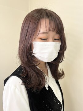 イーストハムヘッドショップ(EAST HAM head shop) ミディアムレイヤー/透明感ブラウン