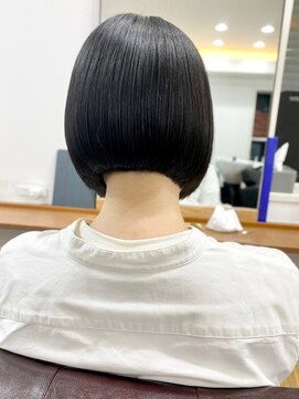 ランプ(Lamp) くびレイヤーグレーベージュニュアンスカラー白髪染め白髪ぼかし