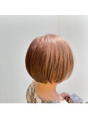ミニボブ☆ミルクティベージュ