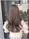 大人かわいいヘア×ハニーベージュ