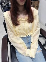 ラブスタシー 京都河原町店(lovestasy)&nbsp;レイヤーカット/レッドブラウン/髪質改善/ブリーチなし