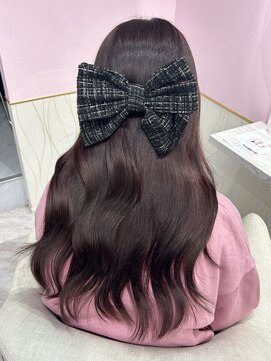 アディション 新宿(ADITION) ピンクブラウン/レイヤーカット