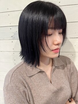 ルノン(LUNON) ボブ×レイヤー/暗髪/ボブ/レイヤーカット