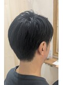 すっきりアップバングショート