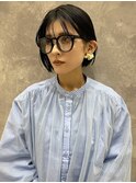 【 シンプル × ミニボブ 】 浅野美紀