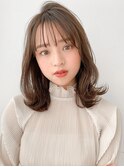 ＊メルティカラーフェミニンロング似合わせカット大人かわいい