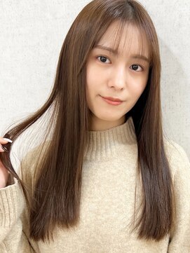 ミエルヘアーブラン(miel hair blanc) 艶髪　ナチュラルストレート