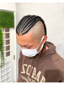 地毛コーンロウブレイズ兵庫県姫路～糸ito～HIRO