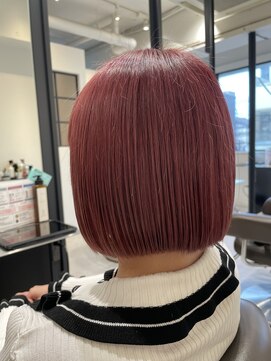 クラップス 弘明寺店(CLAPS) ケアブリーチ×ピンクパープル