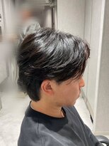 ロルカ 池袋店(Rolka)&nbsp;【カルマパーマ】メンズヘア/メンズパーマ/センターパート/池袋