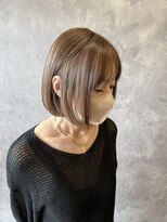 ザ ラブズ ラフズ ヘアー 本店(the loves laughs hair)&nbsp;ナチュラル アンブレラカラー/ミニボブ/デザインカラー