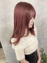 ネオリーブカフ 鶴ヶ峰店(Neolive caff)&nbsp;カシスピンク　髪質改善カラー