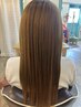 髪質改善純度１００％TR＋ストレート　繰り返すほど美しい艶髪　￥21800