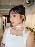 ◎韓国ヘアー顔周りレイヤーおくれ毛前名駅名古屋駅前髪質改善