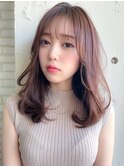 小顔レイヤーカットクラゲヘアーココアベージュオリーブグレー