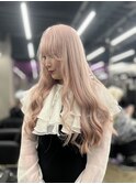 クラゲヘアー/小顔に見せるヘア/ココアベージュ/栄
