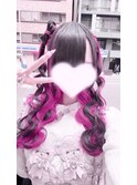 編み上げリボンハーフツイン