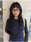 ギザバングロングレイヤーカット