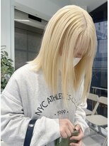 ノラ ウメダ(NORA UMEDA)&nbsp;【chiaki】抜きっぱなしblondeハイトーンケアブリーチブロンド