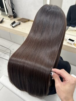 アッシュ 新杉田店(Ash)の写真/艶やかストレート×安心感！[新杉田/レイヤーカット/顔周り/ボブ/髪質改善/縮毛矯正]