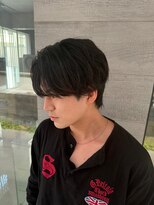 エクシア 表参道(EXCIA)&nbsp;シャドウパーマ風シースルーマッシュ