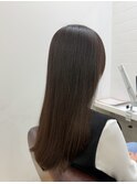 ナチュラル艶髪ロング×ショコラブラウン