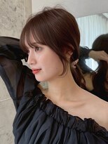 アプリ 大宮西口(appri)&nbsp;韓国おくれ毛カット×艶ショコラブラウン
