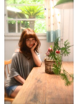 コットン 平塚店(Cotton) 【cotton平塚】クセ毛風/セミディ/厚めバング