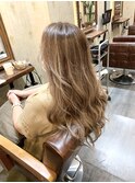 アッシュベージュ×ハイライト 30代40代