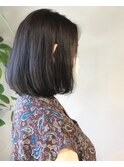 【HASAMI.】透明感カラーとボブ。