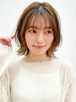 ミィ 表参道(mee.)&nbsp;【mee.】オオニシ　外ハネボブ　ショコラグレージュ