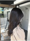 ◎赤みのない透け感グレージュ