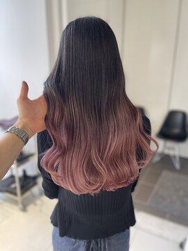 アライブ ハラジュク(ALIVE harajuku) ペールピンクグラデーションカラーryota