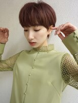 ブゾン(buZon)&nbsp;【buZonブゾン】耳掛けピンクマッシュショート