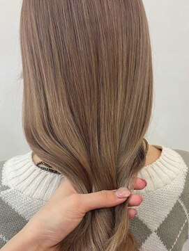 ビューティービースト 熊本下通り店(beauty:beast) ブリーチオンカラー／透明感のあるベージュカラー